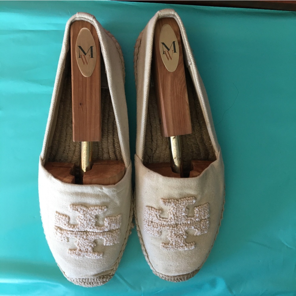 Tori Burch Canvas Espadrilles Slip-ons size 9.5